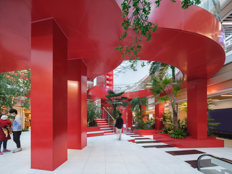 Press kit | 3565-14 - Press release | Qingdao Future City — the Fantastic Jungle - CLOU architects - Commercial Interior Design - Photo credit: Zhu Runzi