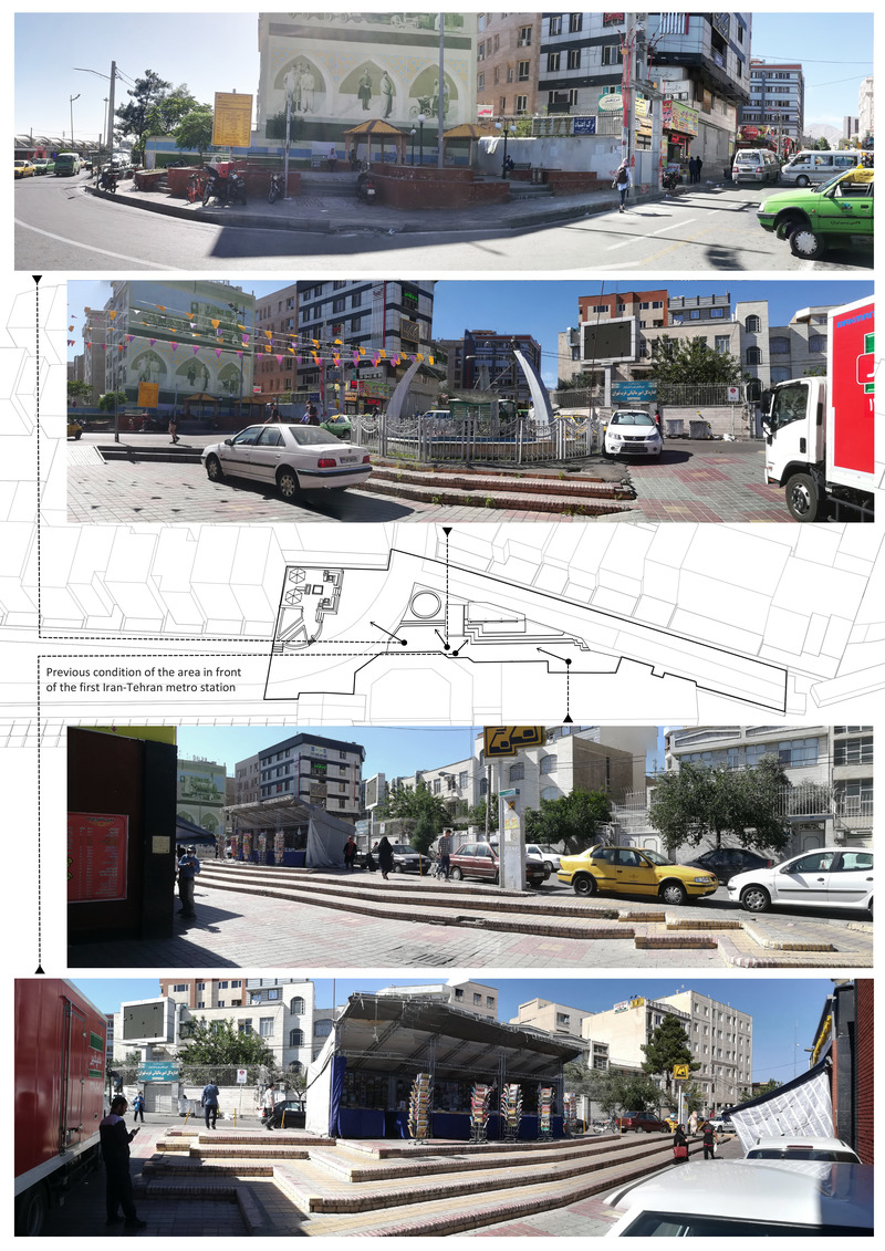 Dossier de presse | 1977-01 - Communiqué de presse | Tehran Entrance Plaza Station - CAAT Studio-Kamboozia Architecture & Design Studio - Design urbain - Before Design - Crédit photo : CAATStudio
