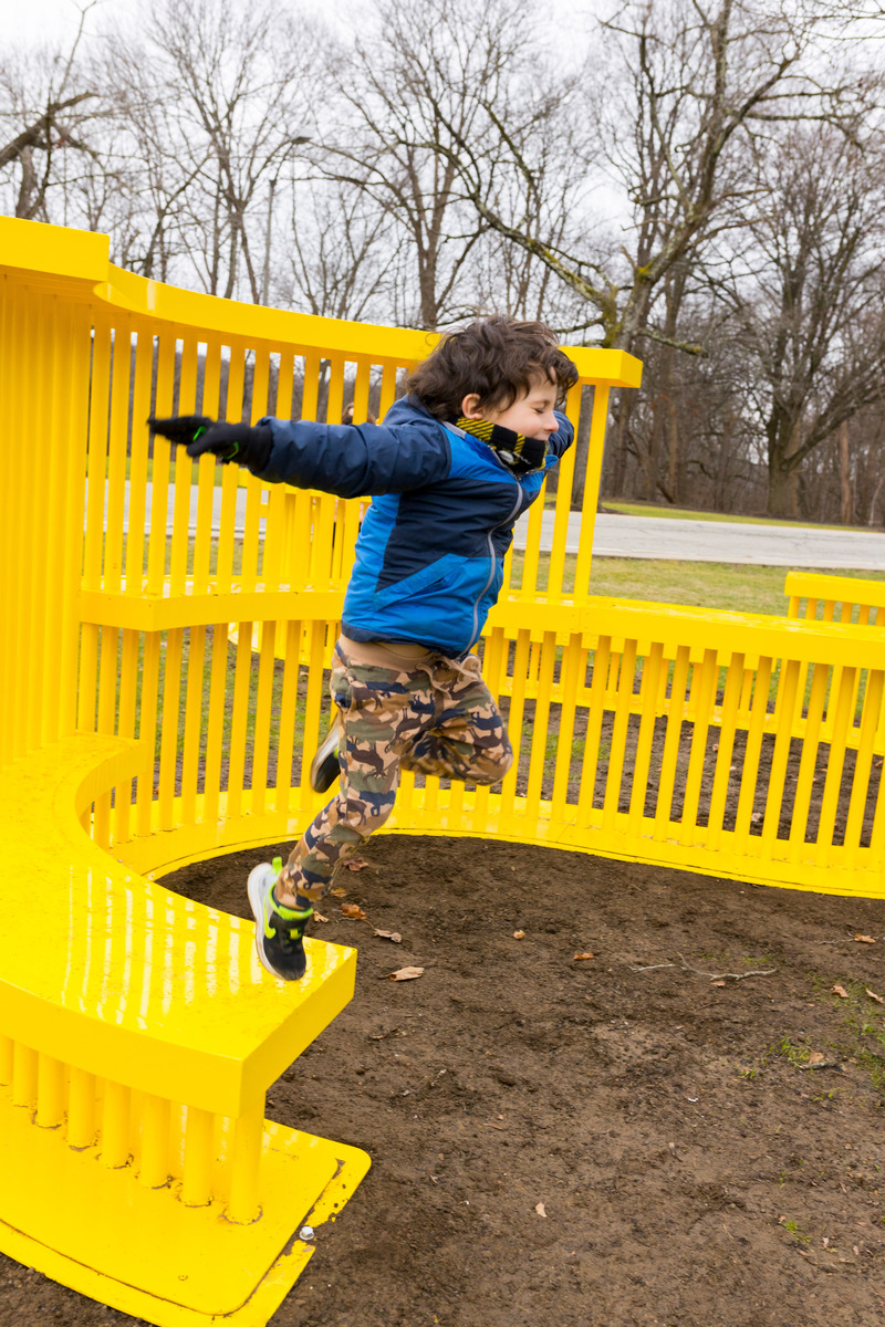 Press kit | 5595-07 - Press release | A New Playscape in Pittsburgh focuses on Sparking Communal Connection - The Urban Conga - Landscape Architecture - Photo credit: Sean Carroll