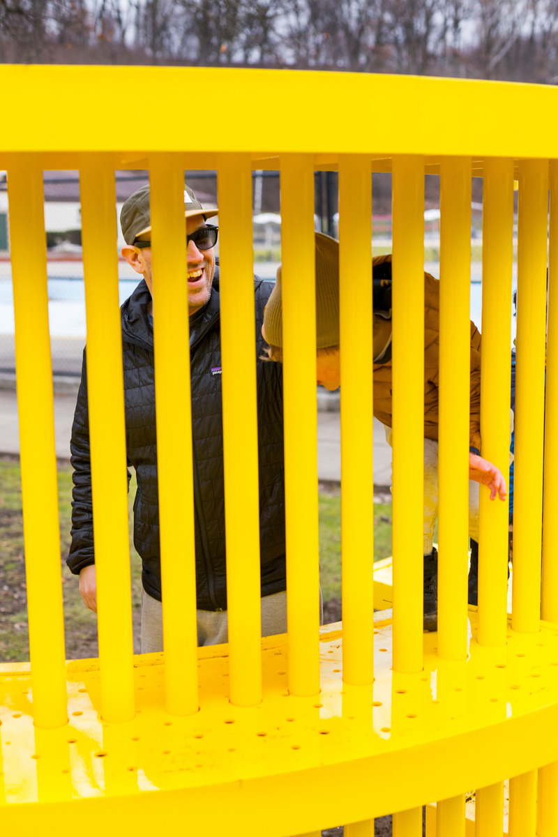 Press kit | 5595-07 - Press release | A New Playscape in Pittsburgh focuses on Sparking Communal Connection - The Urban Conga - Landscape Architecture - Photo credit: Sean Carroll