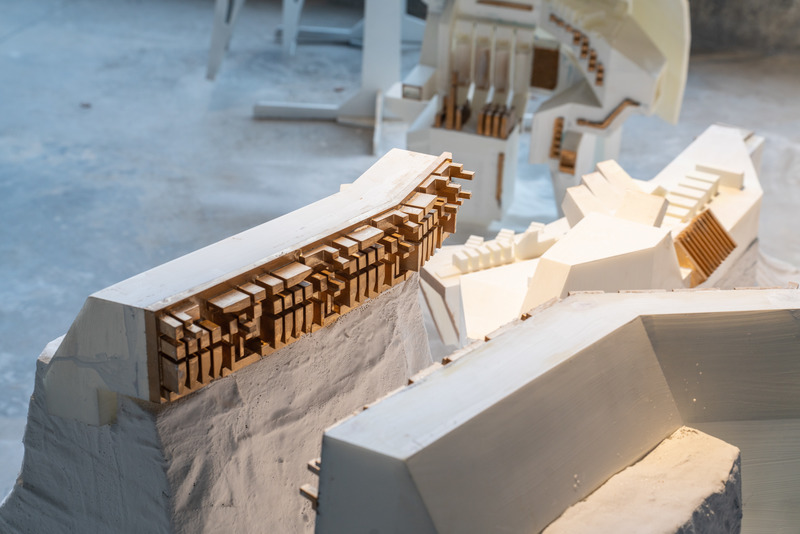 Dossier de presse | 5651-05 - Communiqué de presse | Architecture as an Interdisciplinary Narrative Apparatus - LIN architecture - Évènement + Exposition - close-up - Crédit photo : DUO Architectural Photography