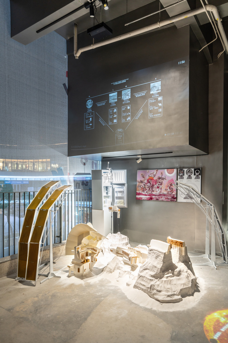 Dossier de presse | 5651-05 - Communiqué de presse | Architecture as an Interdisciplinary Narrative Apparatus - LIN architecture - Évènement + Exposition - south-east elevation - Crédit photo : DUO Architectural Photography