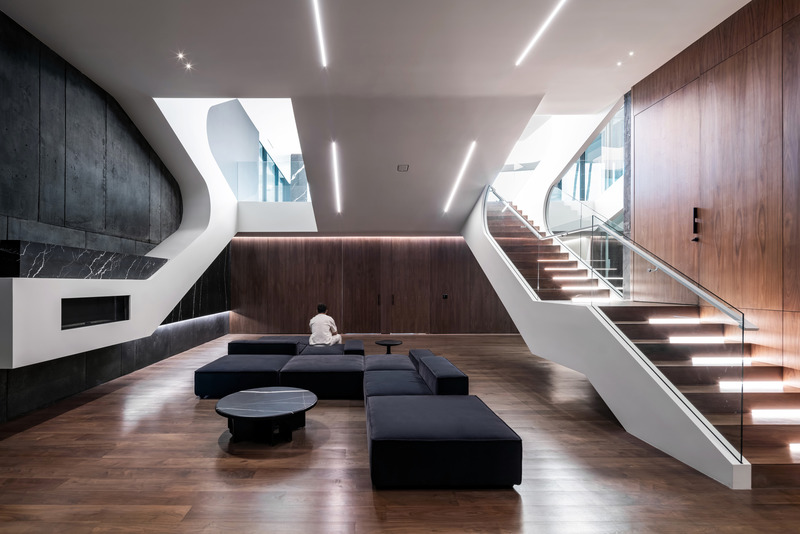 Press kit | 2244-04 - Press release | RO54 - Arshia Architects - Residential Architecture - Library - Photo credit: Paul Vu 
