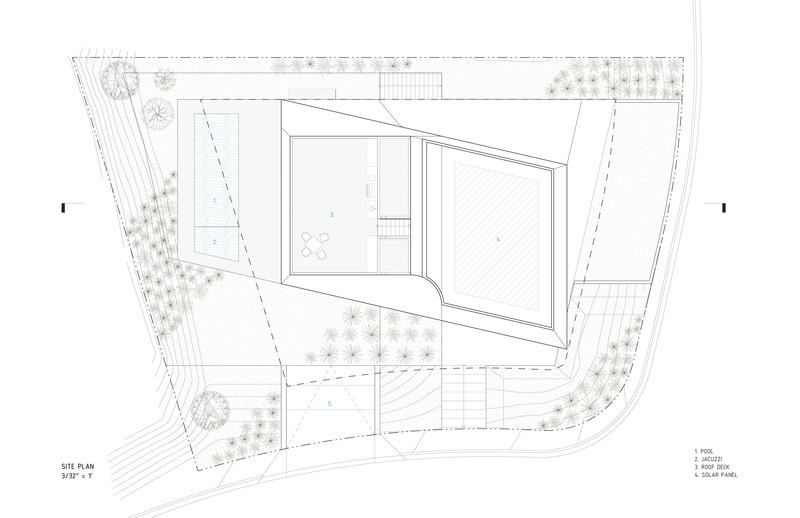 Press kit | 2244-04 - Press release | RO54 - Arshia Architects - Residential Architecture - Site Plan - Photo credit: Arshia Architects 