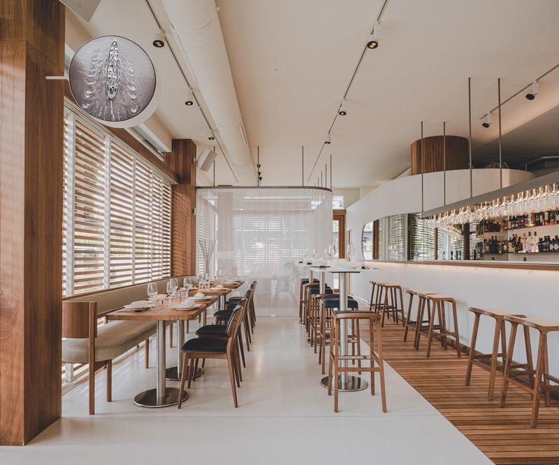 Press kit | 3766-02 - Press release | Restaurant La Maruca de López de Hoyos - Zooco Estudio - Commercial Interior Design - Entrance - Photo credit: David Zarzoso