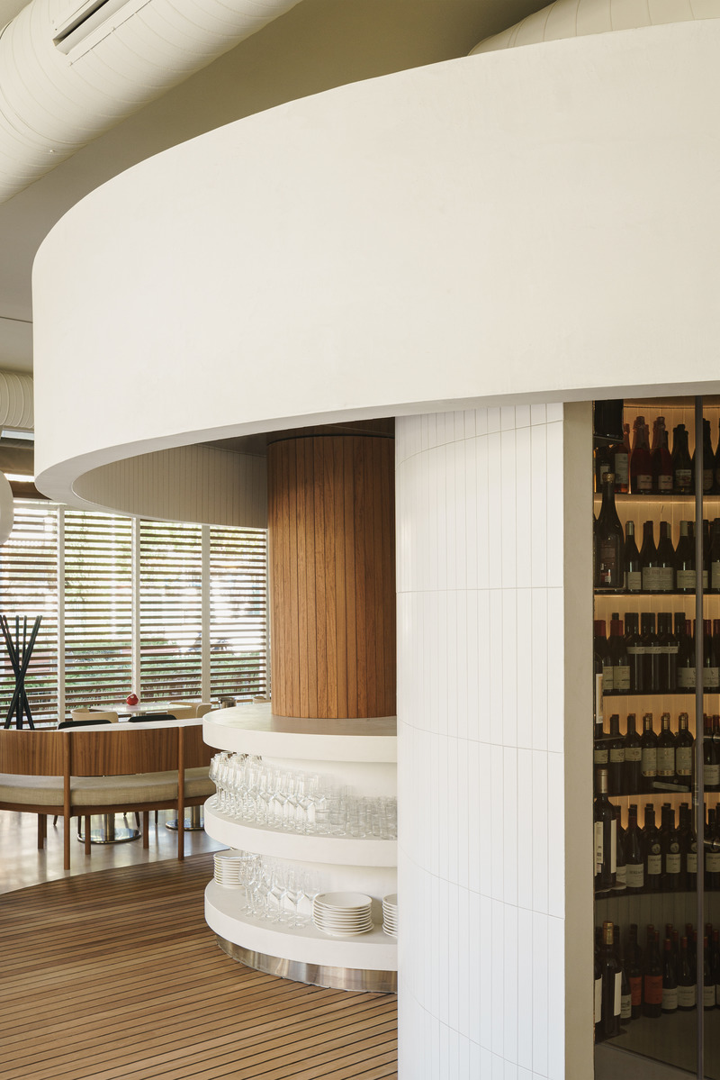 Press kit | 3766-02 - Press release | Restaurant La Maruca de López de Hoyos - Zooco Estudio - Commercial Interior Design - Detail of band.  - Photo credit: David Zarzoso