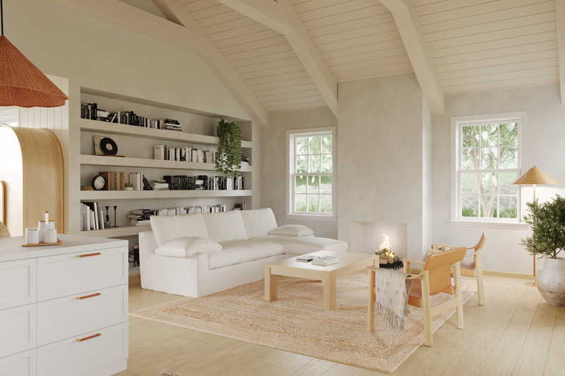 Dossier de presse | 3941-05 - Communiqué de presse | Oregon : Une entreprise qui offre des plans de maisons pensés pour un mode de vie différent - Oregon - Design d’intérieur résidentiel - Crédit photo :  Oregon - Pebble cottage 