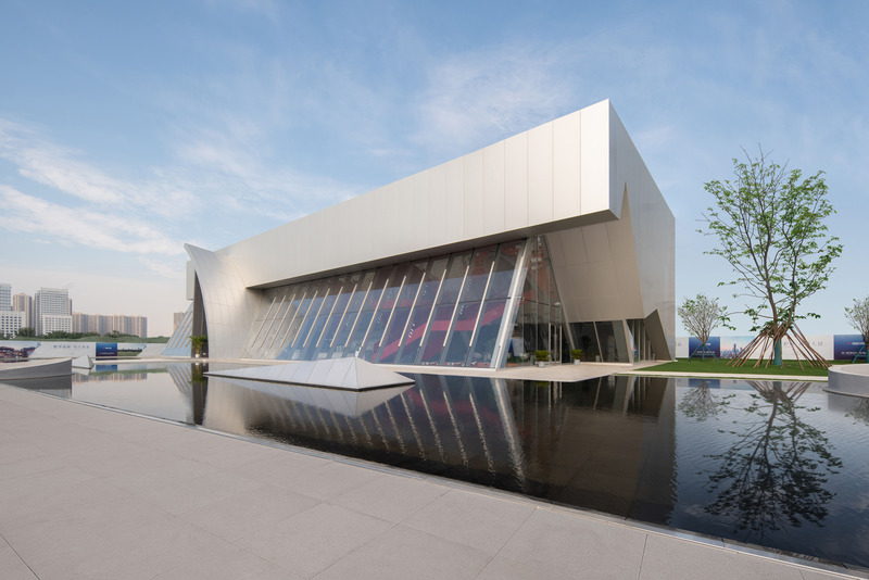 Dossier de presse | 4150-10 - Communiqué de presse | Centre d'exposition Chongwen Langyue - aoe - Architecture commerciale - Crédit photo : <p style=""> DONG Image </p>