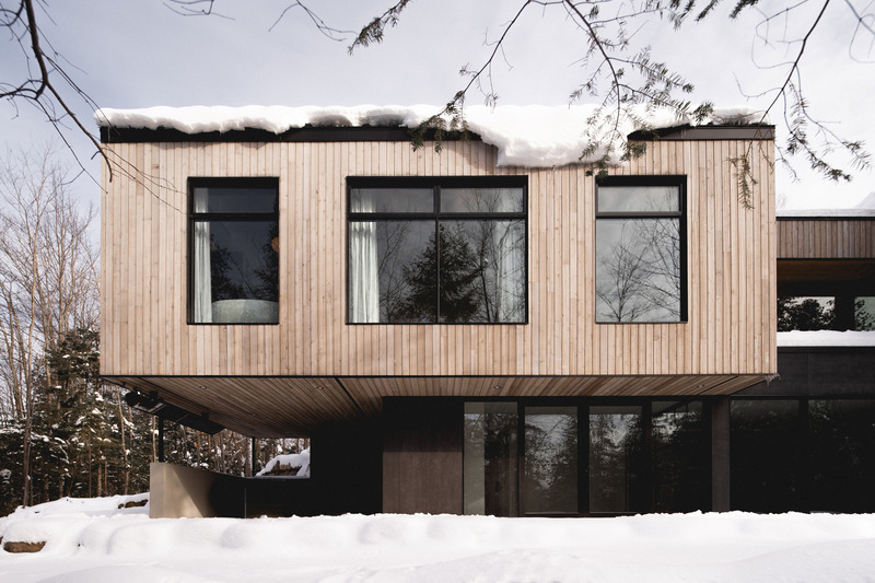 Dossier de presse | 1678-08 - Communiqué de presse | La Tierce - Atelier BOOM-TOWN - Architecture résidentielle - Façade ouest, volume nord - Crédit photo : Raphaël Thibodeau