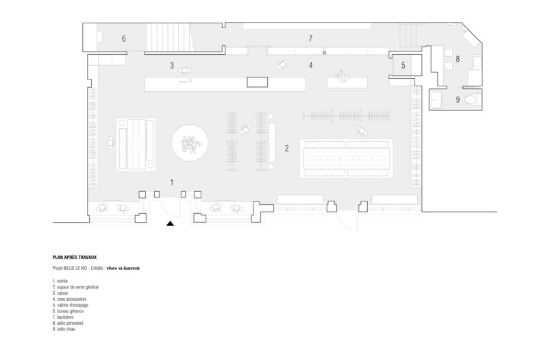 Press kit | 4241-05 - Press release | Billie Le Kid Boutique - Vives St-Laurent - Commercial Interior Design - Layout - Photo credit: Vives St-Laurent