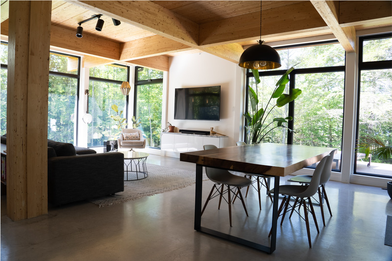 Press kit | 6614-01 - Press release | PHAiTO: Artificial intelligence revolutionizes professional photo editing - Image Salon - Lifestyle - Before PHAiTO editing - design/architecture - living - Photo credit: D&amp;D