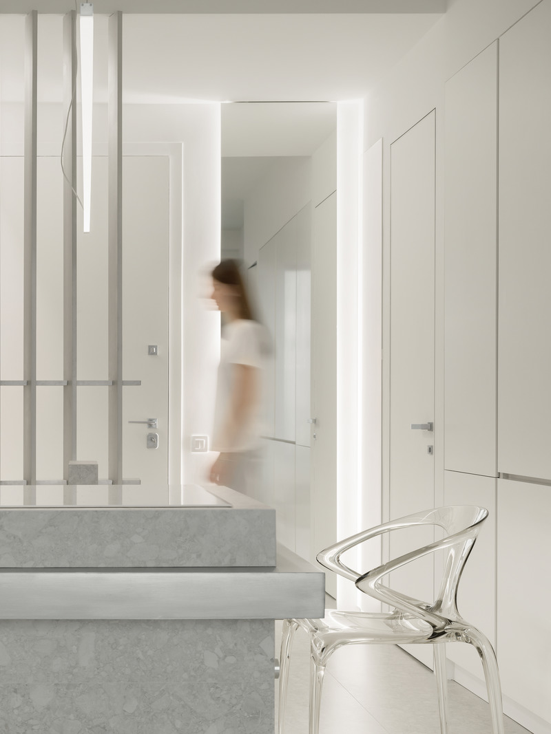 Press kit | 2247-09 - Press release | White Cassette - Maxim Kashin Architects - Residential Interior Design - Photo credit:  Dmitry Chebanenkov 