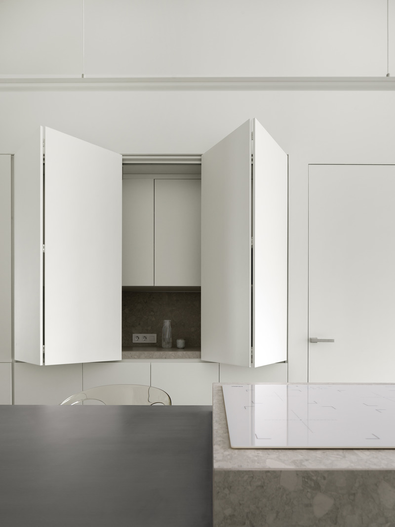 Press kit | 2247-09 - Press release | White Cassette - Maxim Kashin Architects - Residential Interior Design - Photo credit: Dmitry Chebanenkov