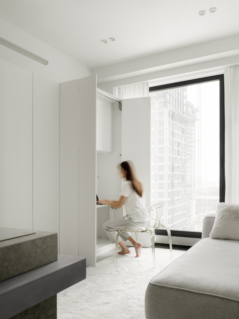 Press kit | 2247-09 - Press release | White Cassette - Maxim Kashin Architects - Residential Interior Design - Photo credit: Dmitry Chebanenkov