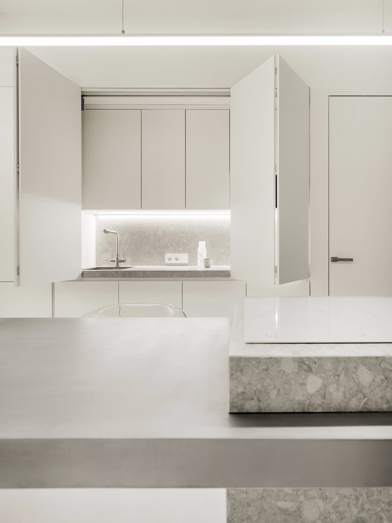Press kit | 2247-09 - Press release | White Cassette - Maxim Kashin Architects - Residential Interior Design - Photo credit: Dmitry Chebanenkov