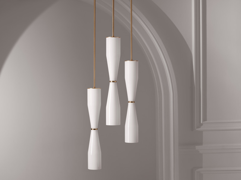 Press kit | 1665-05 - Press release | Etcetera Lighting Series Makes US Debut at ICFF - Lightmaker Studio - Lighting Design - Etcetera Pendant - Photo credit: Lisa Petrole