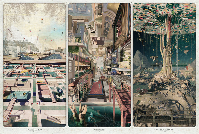 Press kit | 1071-22 - Press release | Announcing the Launch of the Architectural Vision Awards - Architizer - Competition - Into the Void  - Photo credit: Drawing by Victoria Wong 