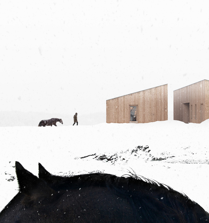 Press kit | 1071-22 - Press release | Announcing the Launch of the Architectural Vision Awards - Architizer - Competition - House in the Karpathians - Photo credit: Visualization by Nazarii Derkach