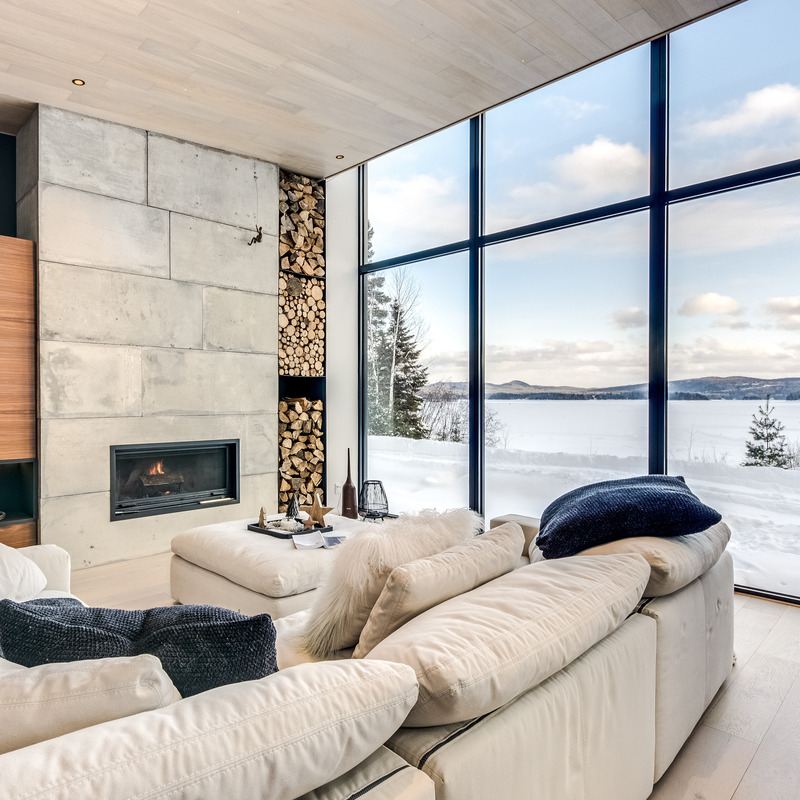 Press kit | 1776-09 - Press release | Lac Taureau Residence - Fabelta, fenestration systems - Residential Architecture - Photo credit: Claude Badet