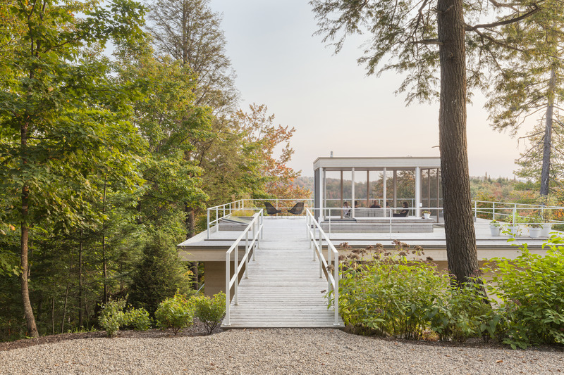 Press kit | 1640-01 - Press release | Territories and Landscapes Exhibition in Paris by Atelier Pierre Thibault - Atelier Pierre Thibault - Event + Exhibition - Résidence Le Grand Plateau (2014), Laurentians - Photo credit: Maxime Brouillet
