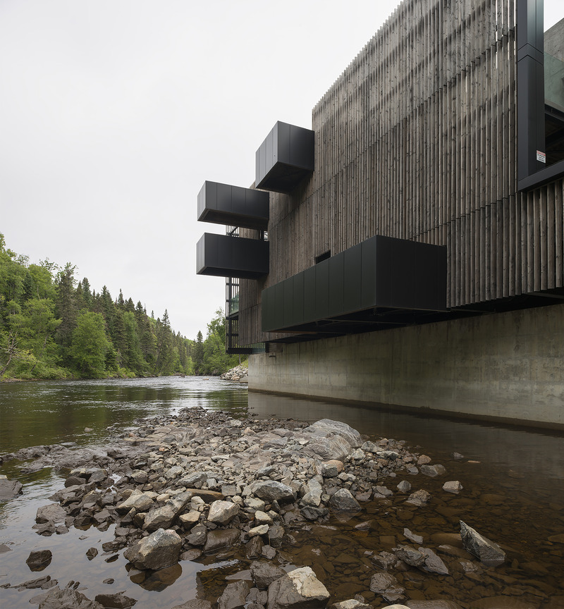 Press kit | 1640-01 - Press release | Territories and Landscapes Exhibition in Paris by Atelier Pierre Thibault - Atelier Pierre Thibault - Event + Exhibition - Belvedere of the Val-Jalbert hydroelectric plant (2015), Saguenay-Lac-Saint-Jean - Photo credit: Alain Laforest