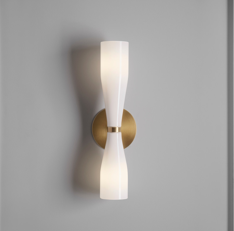 Press kit | 1665-05 - Press release | Etcetera Lighting Series Makes US Debut at ICFF - Lightmaker Studio - Lighting Design - Etcetera Sconce - Photo credit: Lisa Petrole