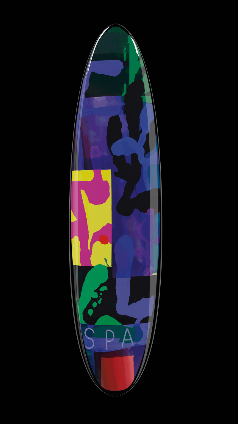 Dossier de presse | 3319-05 - Communiqué de presse | The New Wave of Art - Beau Lake - Art - Surfboard Feature: Graham Gillmore "Gem Spa" - Crédit photo : Beau Lake