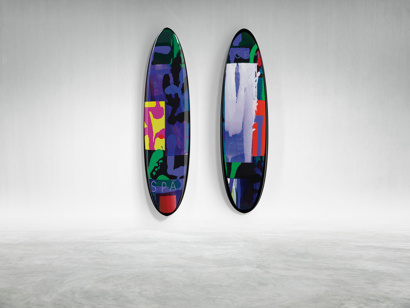Dossier de presse | 3319-05 - Communiqué de presse | The New Wave of Art - Beau Lake - Art - Surfboard Feature: Graham Gillmore "Gem Spa" - Crédit photo : Beau Lake