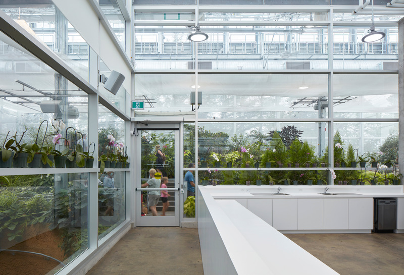 Press kit | 2275-04 - Press release | Metamorphosis of the Montréal Insectarium - Kuehn Malvezzi + Pelletier de Fontenay + Jodoin Lamarre Pratte architectes - Institutional Architecture - <p class="">Metamorphosis of the Montréal Insectarium — View on the Grand Vivarium from the Creative Workshop</p> - Photo credit: James Brittain — Kuehn Malvezzi / Pelletier de Fontenay / Jodoin Lamarre Pratte architectes in consortium