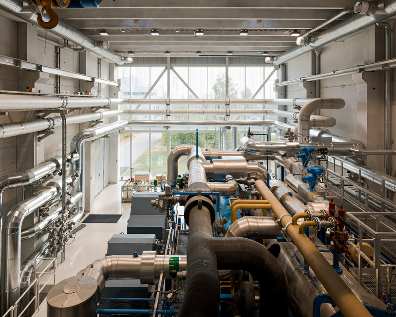 Dossier de presse | 5706-01 - Communiqué de presse | Vuosaari Heat Pump Building - Virkkunen & Co Architects Ltd - Architecture industrielle - Crédit photo : Tuomas Kivinen