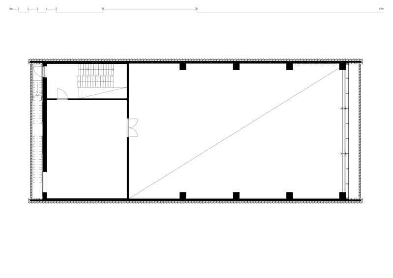 Dossier de presse | 5706-01 - Communiqué de presse | Vuosaari Heat Pump Building - Virkkunen & Co Architects Ltd - Architecture industrielle - 2ND Floor Floorplan<br> - Crédit photo : Virkkunen &amp; Co Architects