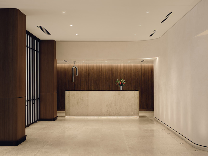 Press kit | 1303-18 - Press release | East Meets West at Montreal’s Transformed Vogue Hotel - Sid Lee Architecture - Commercial Interior Design - Lobby - Photo credit: Alex Lesage