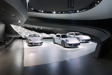 Press kit | 1071-01 - Press release | Architizer A+ Awards winners announced - Architizer - Competition - Porsche Pavilion - HENN Architekten - Photo credit: Architizer