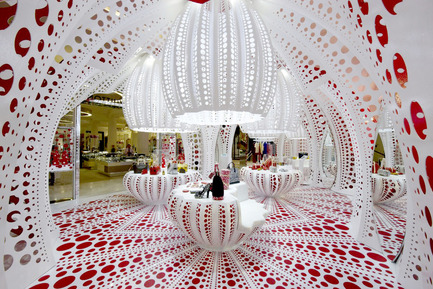 Press kit | 1071-01 - Press release | Architizer A+ Awards winners announced - Architizer - Competition - Louis Vuitton Yayoi Kusama’s Pop Up Store - THEVERYMANY - Photo credit: Architizer