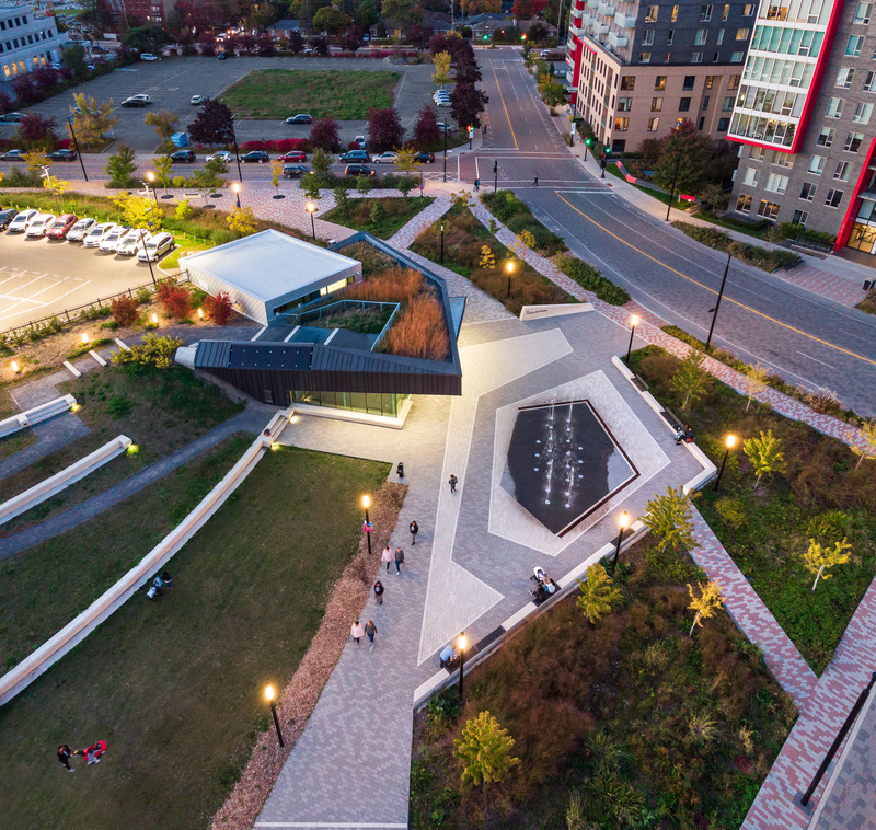 Press kit | 1170-07 - Press release | The Saidye-Bronfman Park Pavilion: a Showcase for Sustainable Architecture - Cardin Julien - Institutional Architecture - Photo credit:  © Vincent Brillant Photographe 