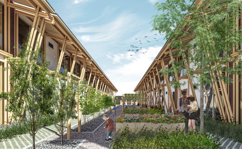 Press kit | 1513-12 - Press release | Reconceptualizing Urban Housing Exhibition at the Venice Biennale - Reconceptualizing Urban Housing team - Event + Exhibition - Eleena Jamil - Bamboo Terrace Homes - Photo credit: Eleena Jamil Architect