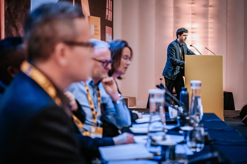 Press kit | 661-74 - Press release | World Architecture Festival and Inside World Festival of Interiors 2023 Extend their Global Awards Entry Deadline - World Architecture Festival (WAF) - Event + Exhibition - Live judging on the WAF main stage - Photo credit: WAF