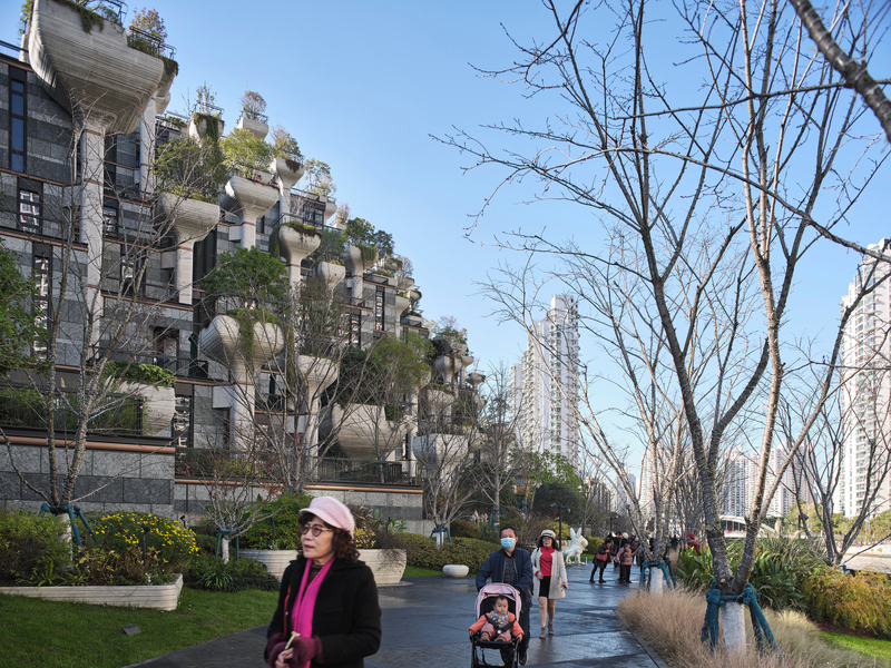Press kit | 1071-20 - Press release | The World's Best Architecture 2023 Announced - Architizer - Lifestyle - 1000 Trees Phase 1 by Heatherwick Studio (Jury Winner, Shopping Center) - Photo credit: Qingyan Zhu