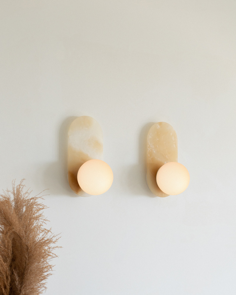 Press kit | 1942-01 - Press release | Luminaire Authentik Unveils its New ONYX Collection in Natural Stone - Luminaire Authentik - Lighting Design - ARCH ONYX LA40 - Photo credit:  Luminaire Authentik 
