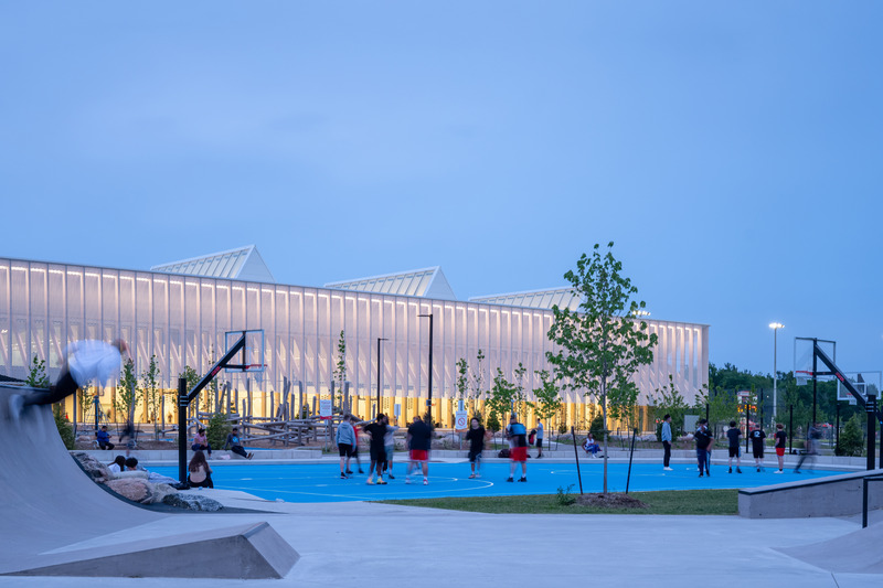 Press kit | 1071-20 - Press release | The World's Best Architecture 2023 Announced - Architizer - Lifestyle -  Churchill Meadows Community Center and Sports Park by MJMA Architecture &amp; Design (Jury Winner, Best Public Projects Firm)  - Photo credit: Scott Norsworthy