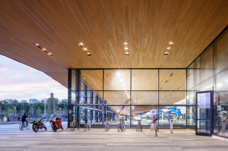 Press kit | 1071-20 - Press release | The World's Best Architecture 2023 Announced - Architizer - Lifestyle -  Regent Park Aquatic Center by MJMA Architecture &amp; Design (Jury Winner, Best Public Projects Firm)  - Photo credit: Scott Norsworthy
