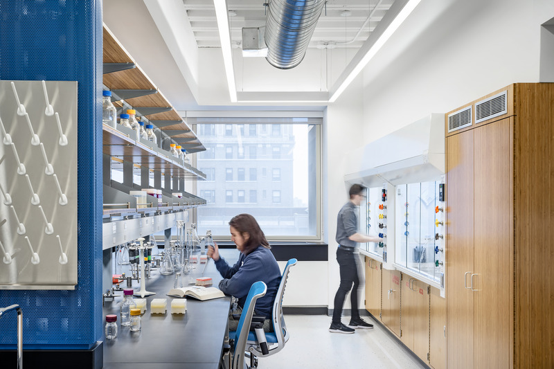 Dossier de presse | 5881-03 - Communiqué de presse | Research Labs at Columbia University - Shakespeare Gordon Studio - Architecture institutionnelle - Biochemistry Lab - Crédit photo : Alexander Severin