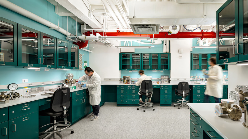 Dossier de presse | 5881-03 - Communiqué de presse | Research Labs at Columbia University - Shakespeare Gordon Studio - Architecture institutionnelle - Physics Lab - Crédit photo : Alexander Severin