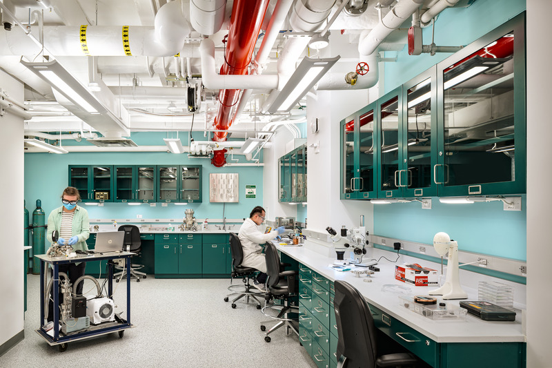 Dossier de presse | 5881-03 - Communiqué de presse | Research Labs at Columbia University - Shakespeare Gordon Studio - Architecture institutionnelle - Physics Lab - Crédit photo : Alexander Severin