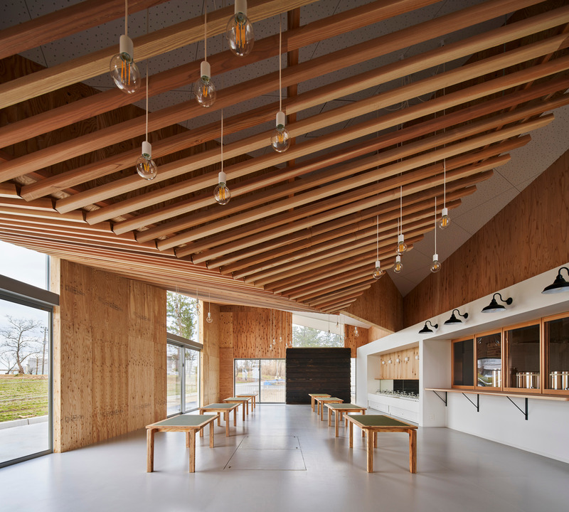 Dossier de presse | 5692-02 - Communiqué de presse | YNS / Yamaikarashi Nursery School - Takeru Shoji Architects Co.,Ltd - Architecture institutionnelle - Crédit photo : ©Koji Fujii（toreal）