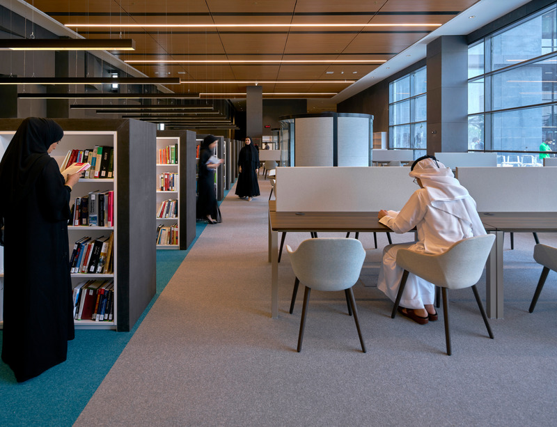 Dossier de presse | 7004-01 - Communiqué de presse | Shape’s Diplomatic Academy Adds Architizer A+ Award to Portfolio of Accolades - Shape Architecture Practice + Research - Architecture institutionnelle - Library - Crédit photo : Phil Handforth