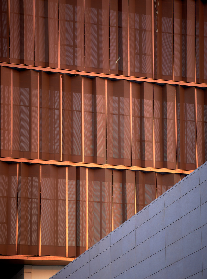 Dossier de presse | 7004-01 - Communiqué de presse | Shape’s Diplomatic Academy Adds Architizer A+ Award to Portfolio of Accolades - Shape Architecture Practice + Research - Architecture institutionnelle - Facade Screen - Crédit photo : Phil Handforth