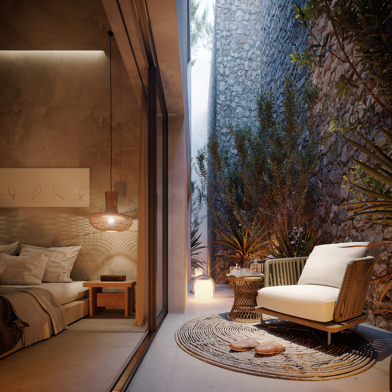 Dossier de presse | 7003-01 - Communiqué de presse | Elysium Caved Villas Named Architizer A+Awards 2023 Popular Choice Winner in the "Unbuilt Hospitality" Category - Lefteris Tsikandilakis + Architects - Architecture résidentielle -  <p>Elysium Caved Villas</p><p>Lefteris Tsikandilakis + Architects</p>   - Crédit photo : <p class="">3D RENDERING: TABARQ</p>