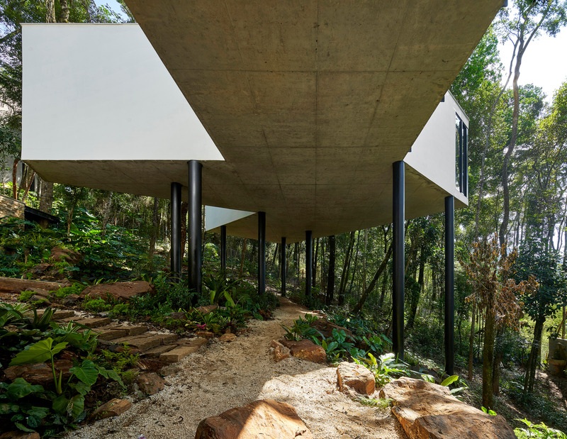 Press kit | 6830-01 - Press release | Açucena House - Tetro - Residential Architecture - Photo credit: Jomar Bragança