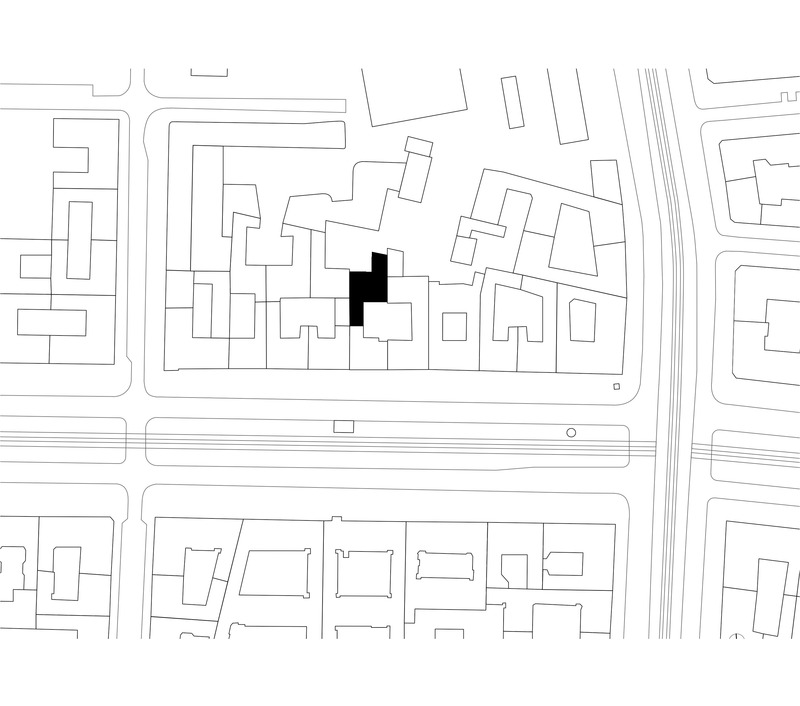 Dossier de presse | 6863-02 - Communiqué de presse | Urban Infill Berlin - Appels Architekten - Architecture résidentielle - <p>Situation - The missing piece in the block</p> - Crédit photo : © Appels Architekten